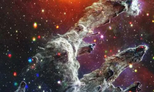 M16 in X-ray & Infrared Light